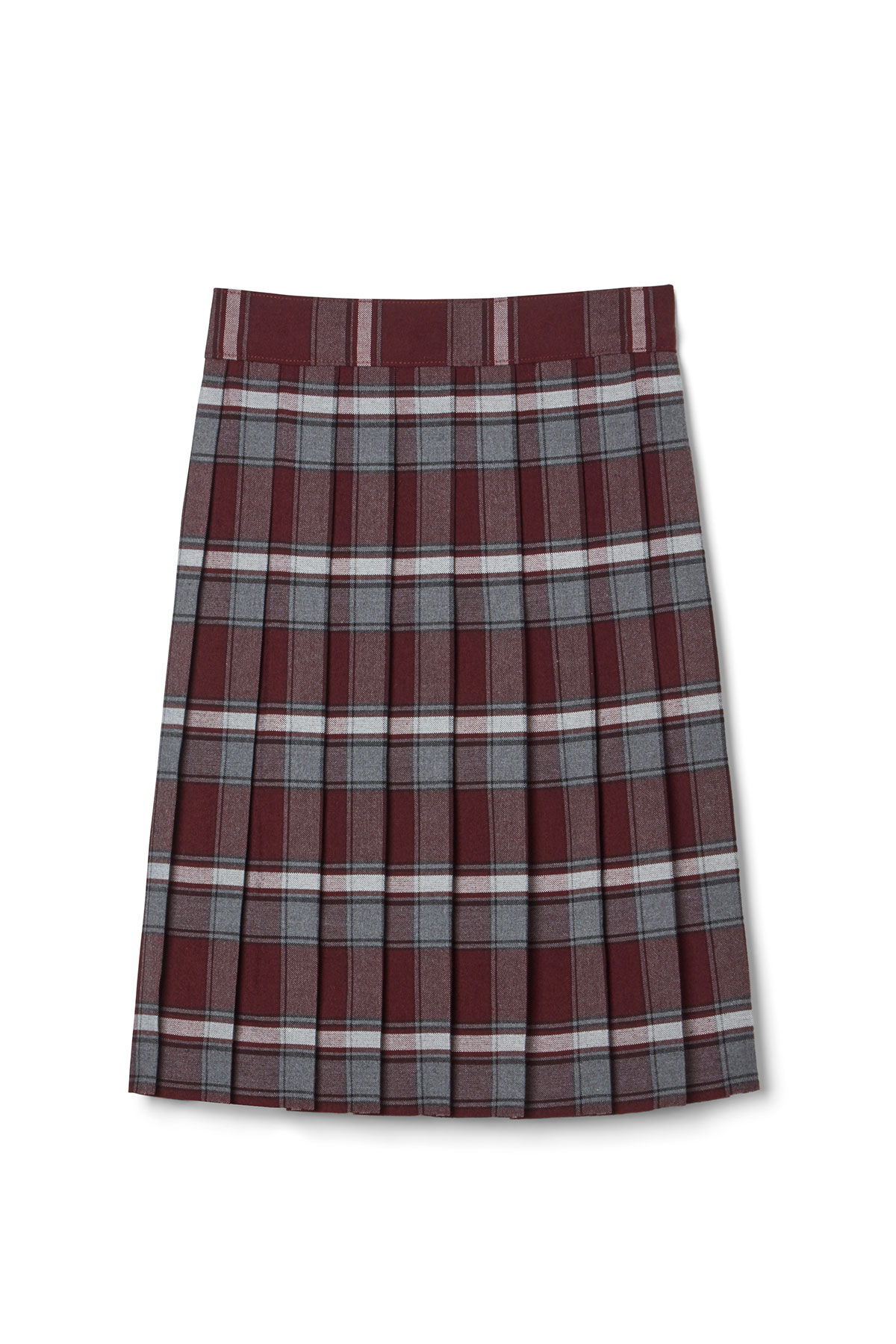 Burgundy plaid skirt hotsell