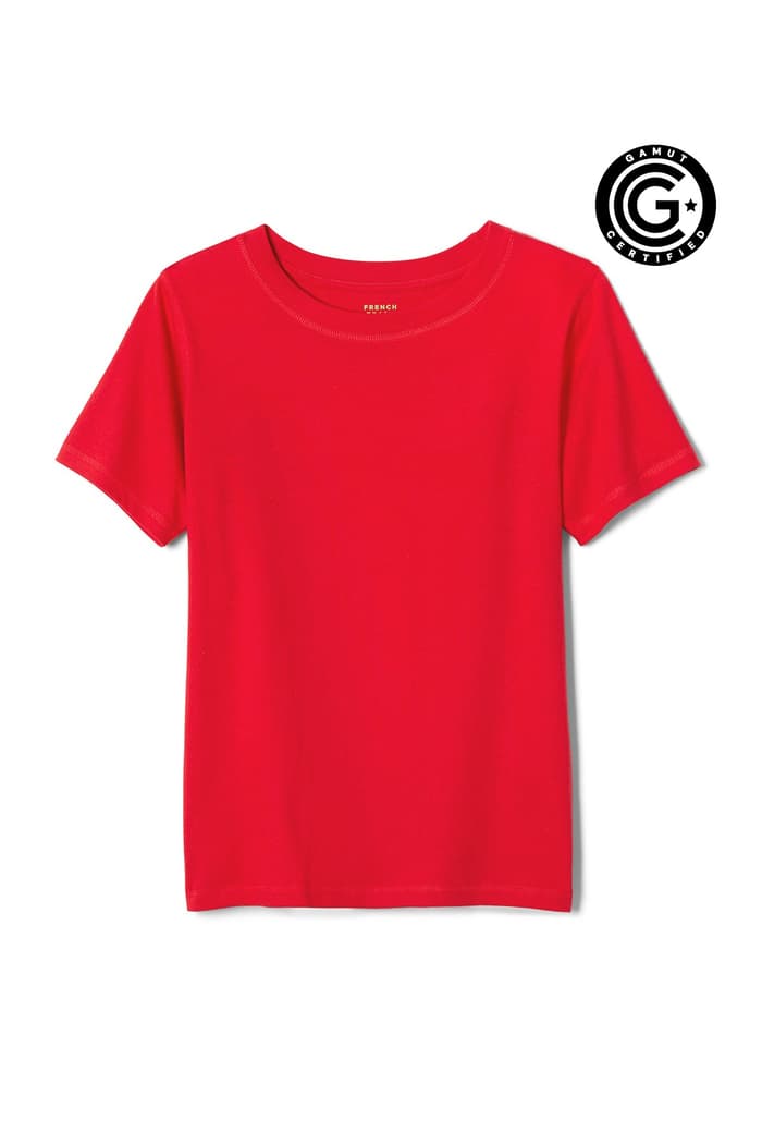 front view of  Adaptive Short Sleeve Crewneck Tee
