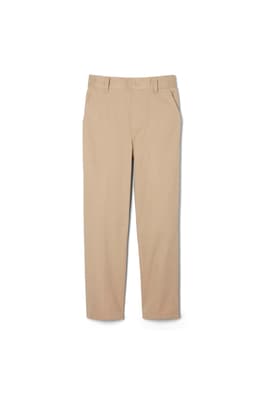 front view of  Boys' Pull-On Relaxed Fit Stretch Twill Pant