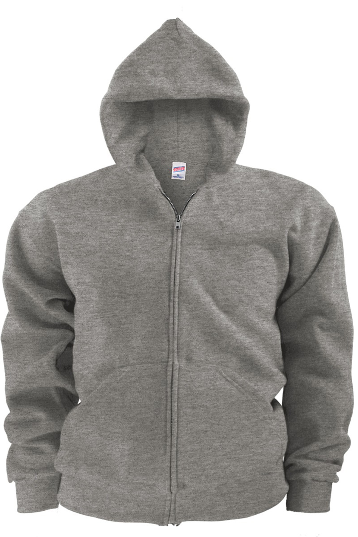 Soffe Juvenile Classic Zip Hooded Sweatshirt