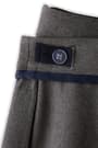 Complete Back view of Pleated Two-Tab Skirt opens large image - 4 of 4
