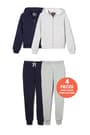4 pieces, pick your own colors of  New! Cozy Active Fleece Bundle opens large image - 1 of 9