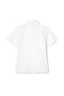 back view of  Adult Short Sleeve Oxford Blouse with Princess Seams opens large image - 2 of 2
