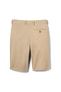 Back shot of  Boys' Flat Front Stretch Twill Short opens large image - 2 of 5