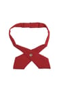 Front view of Adjustable Solid Color Cross Tie opens large image