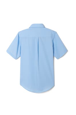  of Blue Short Sleeve Shirt with Expandable Collar - FINAL SALE 
