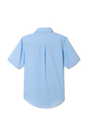  of Blue Short Sleeve Shirt with Expandable Collar 