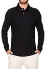 front view of  Long Sleeve Pique Polo opens large image - 1 of 1