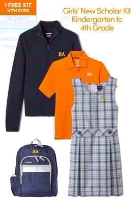  of Girls' New Scholar Kit Kindergarten to 4th Grade (One FREE kit w/code) 