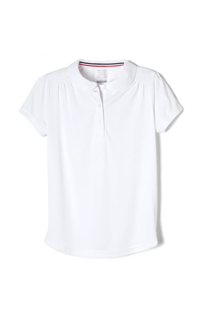 White polo outlet shirt for girls