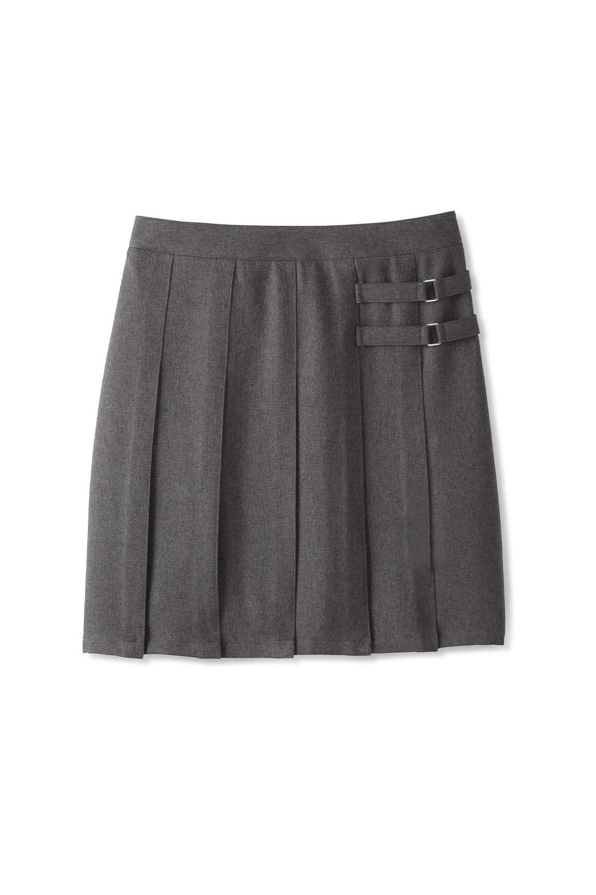 【Anyone more】Kai Black Blue Two Button Pleats Skirt STANDARD PLEAT FRONT SKORT – Kid To Kid Uniforms