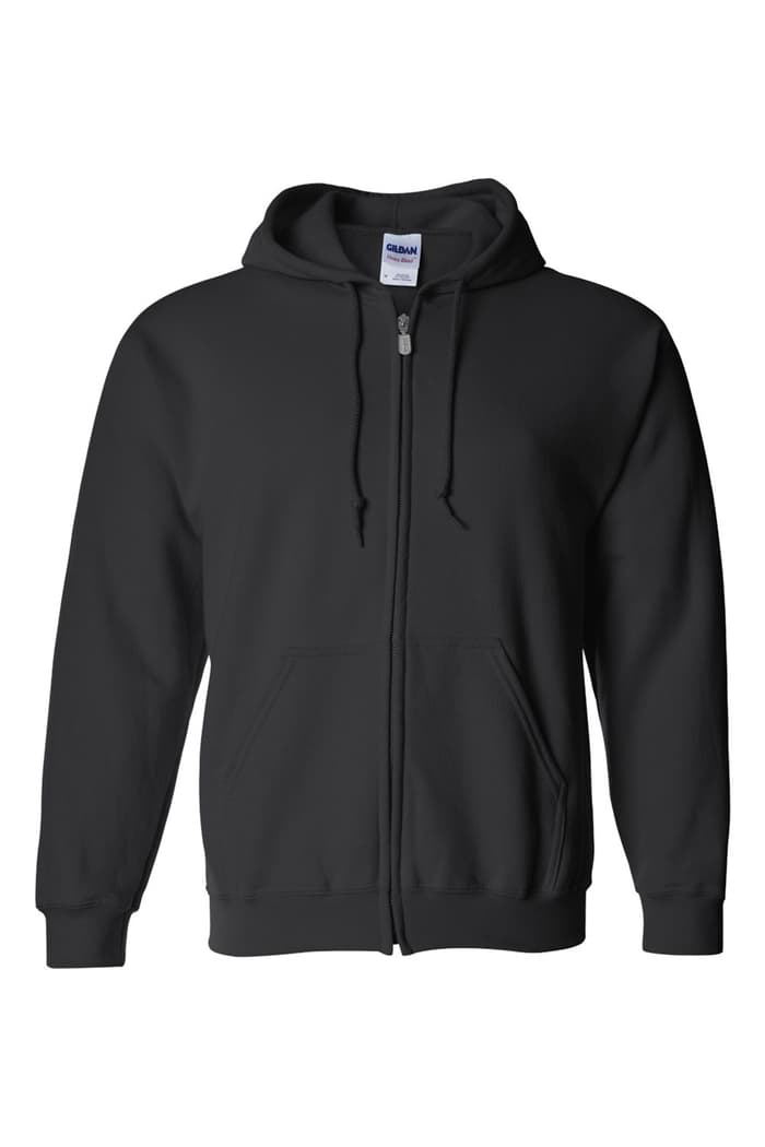 Co-Ed Heavy Cotton Full Zip Hoodie - Gildan - French Toast