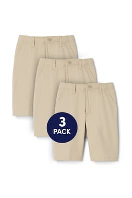  of 3-Pack Boys' Flat Front Stretch Performance Short 