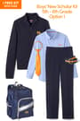Front view of Boys' New Scholar Kit 5th to 6th Grade Option 1 (One FREE kit w/code) opens large image - 1 of 7