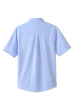  of Short Sleeve Knit Oxford Shirt with Success Academy Logo 
