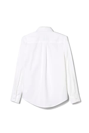 back view of  Adaptive Long Sleeve Oxford Shirt