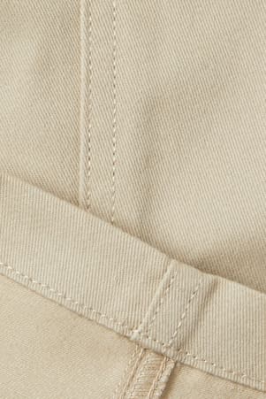 detail view of flat seams of  Girls' Adaptive Bermuda Short