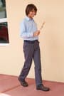  of Boys' Straight Fit Stretch Twill Pant opens large image - 5 of 5