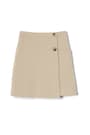 front view of  Pull-On Stretch Ponte Skort with Pocket - FINAL SALE opens large image - 1 of 2