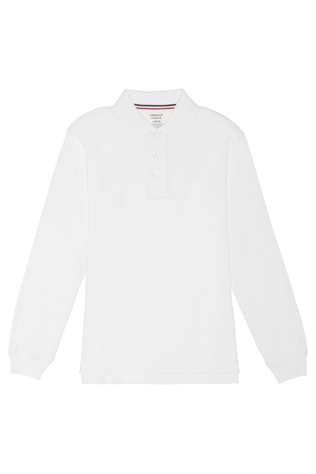 French Toast School Uniform Girls Short Sleeve Lace Yoke Polo Shirt