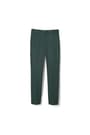 front view of  Green Flat Front Double Knee Pant - FINAL SALE opens large image - 1 of 2