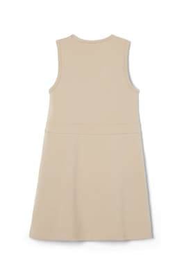 back view of  Pleated Knit Ponte Jumper - FINAL SALE