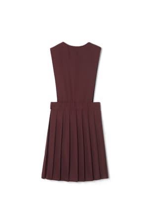 back view of  V-Neck Pleated Jumper - FINAL SALE