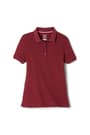 Back View of 3-Pack Short Sleeve Fitted Stretch Pique Polo (Feminine Fit) opens large image - 2 of 7