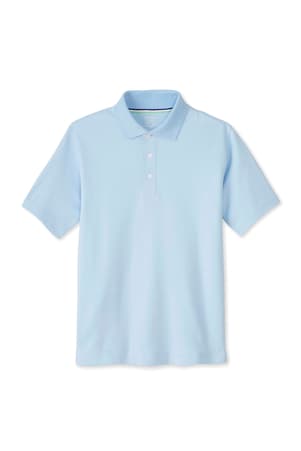 front view of  Adaptive Short Sleeve Interlock Polo