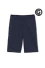Front view of Boys' Adaptive Flat Front Stretch Twill Short  - 1 of 2