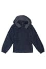 front view of  Detachable-Hood Jacket opens large image - 1 of 2