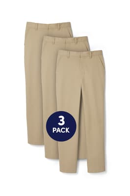  of 3-Pack Boys' Relaxed Fit Twill Pant 