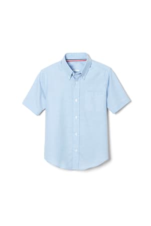 front view of  5-Pack Short Sleeve Oxford Shirt