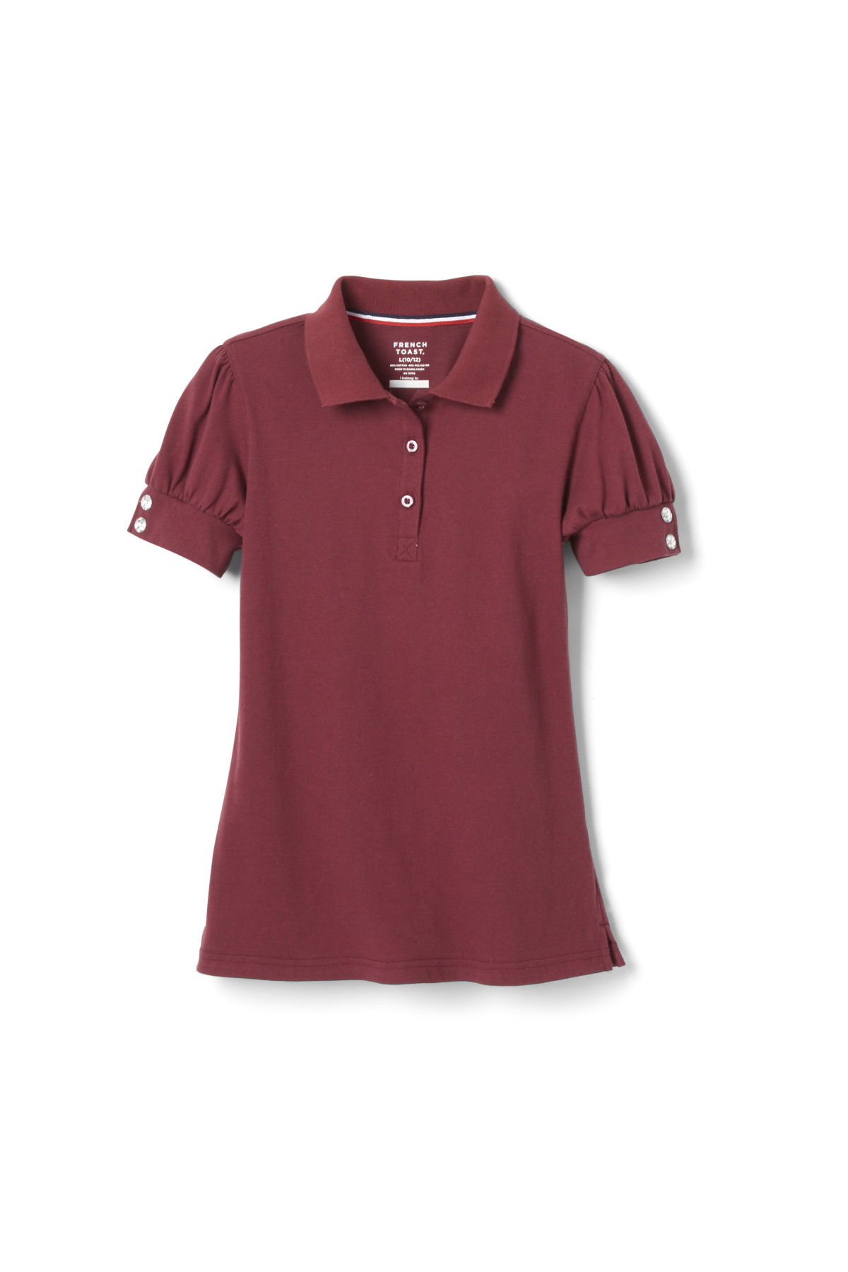 New 3 Girls Youth Teen School Uniform hotsell Polo Shirts Size XXL (18/20) Burgundy