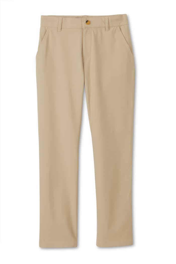 Front view of boy's straight fit stretch performance pant. of  New! Boys' Straight Fit Stretch Performance Pant