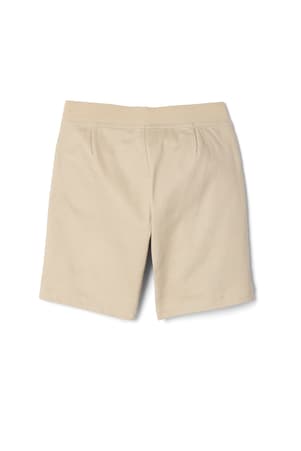  of Pull-On Stretch Twill Short with Knit Waistband 