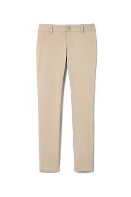 front view of  Girls' Slim Fit Stretch Ponte Pant