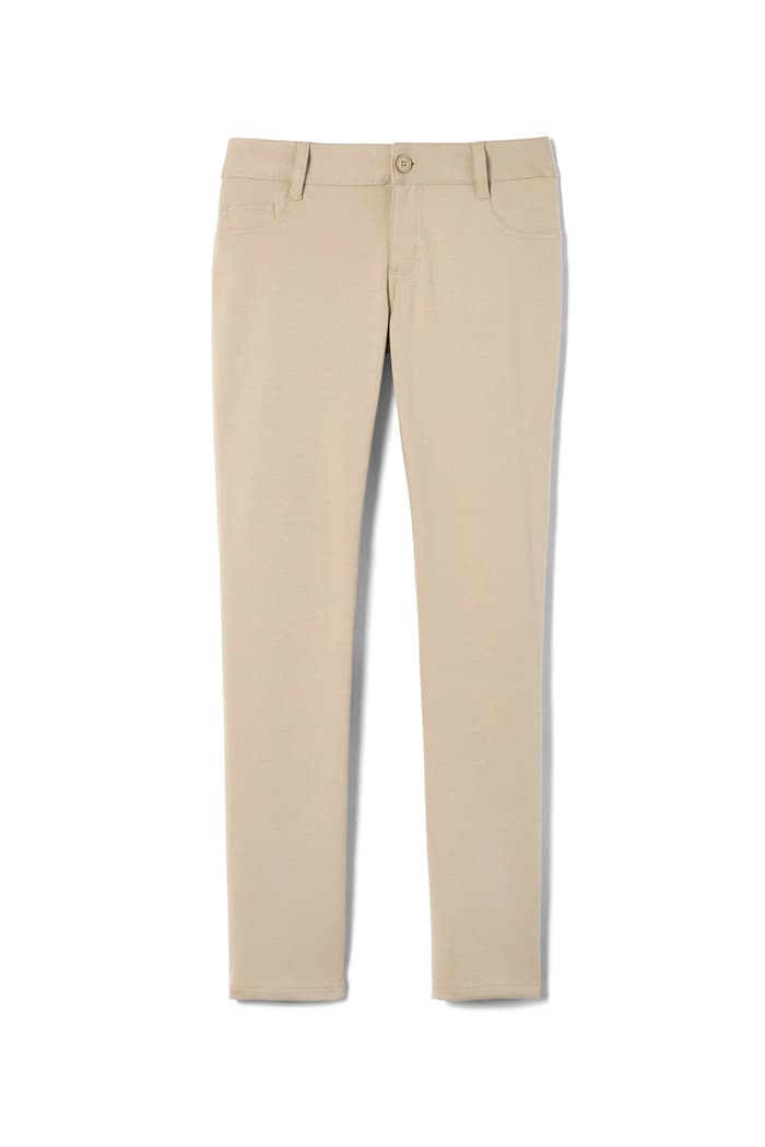 Girls' Slim Fit Stretch Ponte Pant