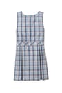 Back View of Plaid Round Neck Jumper with Success Academy Logo opens large image - 2 of 2