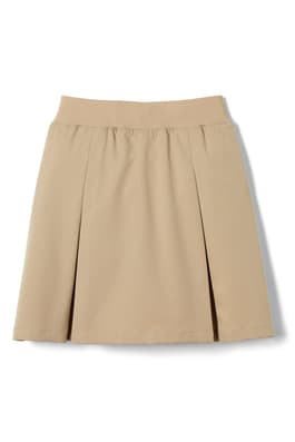 back view of  Pull-On Kick Pleat Performance Skort