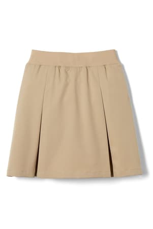 back view of  Pull-On Kick Pleat Performance Skort