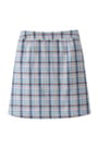 Back View of Plaid Two-Tab Skort opens large image - 2 of 2