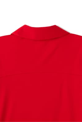Closeup back of short sleeve performance polo feminine fit. of  New! Short Sleeve Performance Polo (Feminine Fit)