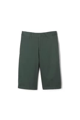 front view of  Flat Front Adjustable Waist Short - FINAL SALE