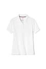 Complete front view of 3-Pack Short Sleeve Fitted Stretch Pique Polo (Feminine Fit) opens large image - 3 of 7