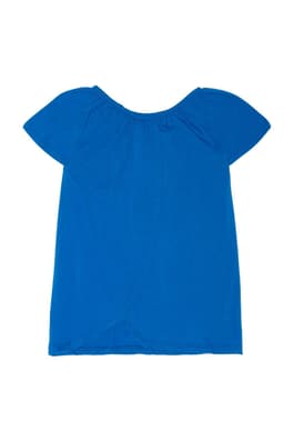 back view of  Short Sleeve Tulip Back Top