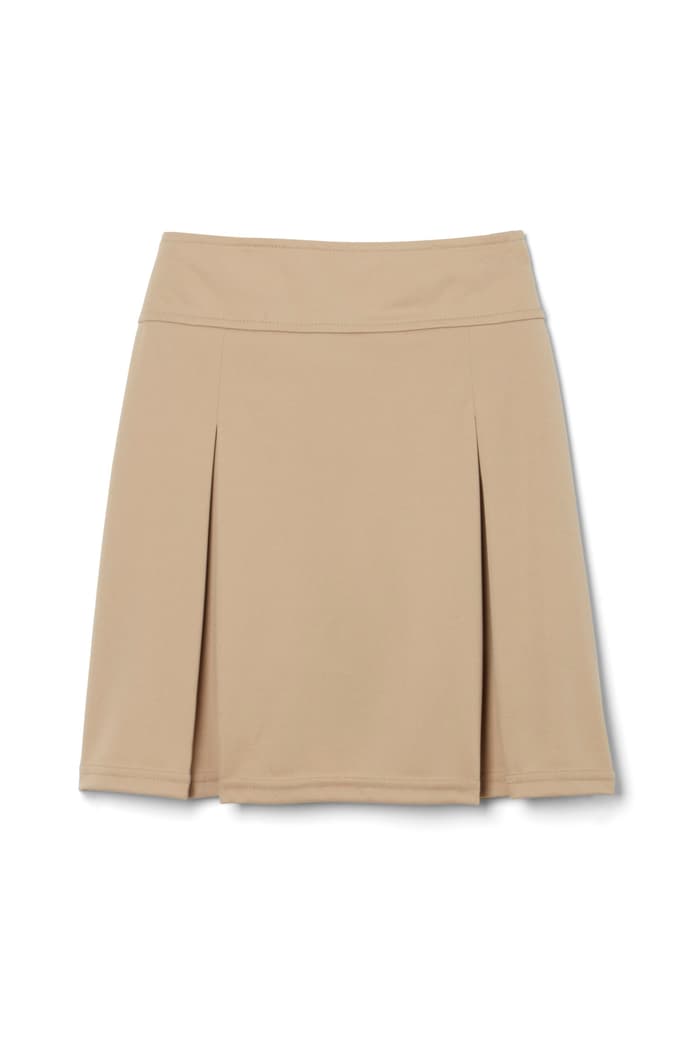 front view of  Kick Pleat Skort