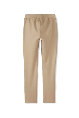 back view of  Girls' Adaptive Seated Skinny Fit Stretch Ponte Pant with Thigh Pocket