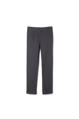 Back view of  Adjustable Waist Pleated Double Knee Pant - FINAL SALE