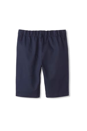 back view of  New! Boys' Adaptive Flat Front Stretch Twill Short